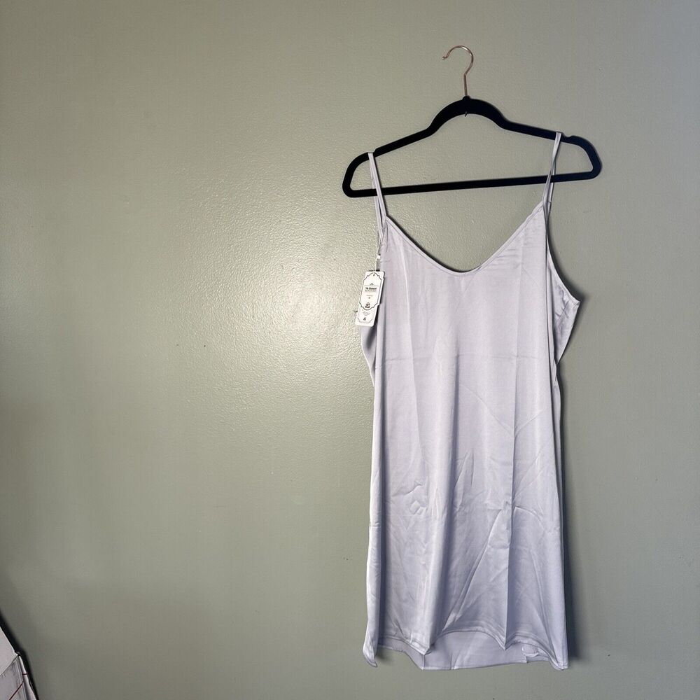 7th Element Dainty Silky Feel Romantic Nightgown Or Under Dress‎ Slip Sz 1X -NWT